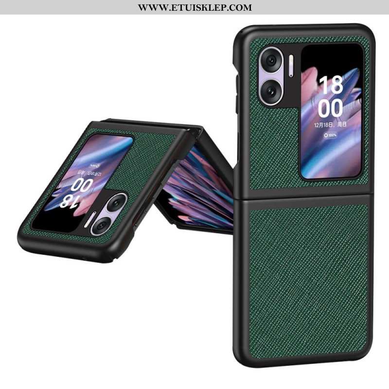 Etui do Oppo Find N2 Flip Etui Folio Teksturowany Skórzany Styl